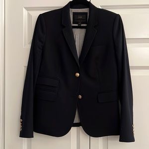 J. Crew Navy Wool Schoolboy Blazer Size 8